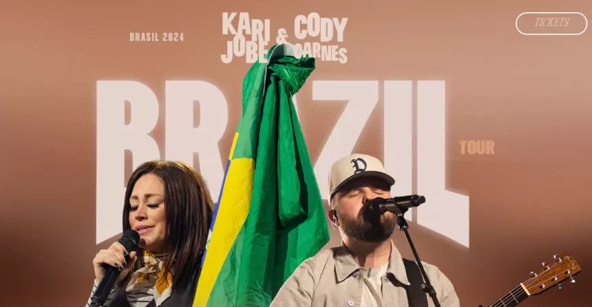 Kari Jobe e Cody Carnes Brasil 2024