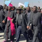 Recentemente, vários líderes cristãos organizaram protestos pacíficos contra os contínuos assassinatos em Plateau, na Nigéria. Foto: Reprodução/Portas Abertas