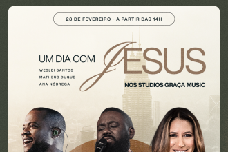 Pastor e cantor Matheus Duque, da Graça Music, realizará o evento "Um dia com Jesus", incluindo a gravação de seu primeiro EP "Jesus". Foto: Divulgação.