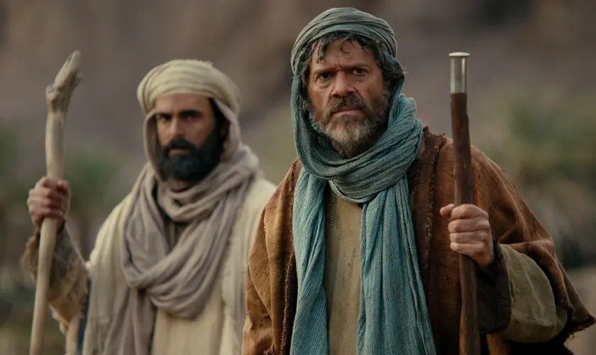 Novo documentário "Testamento: A História de Moisés" na Netflix explora a vida de Moisés sob diferentes perspectivas religiosas. Foto: Divulgação/Netflix.