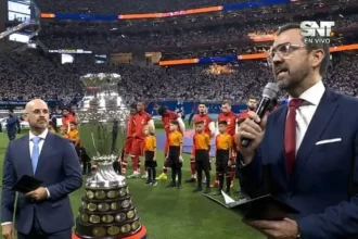 Dois pastores oraram em nome de Jesus na abertura da Copa América 2024, em Atlanta, trazendo uma mensagem de fé e esperança aos espectadores. Foto: Instagram/Bryan Albariño/Reprodução/SNT