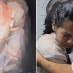 Marcilene dos Santos Silva, de 30 anos, mãe de três meninos, engravida após laqueadura de dois anos: ''Dessa vez veio uma sonhada princesa.'' Foto: Reprodução/Instagram/George Morais Ferreira