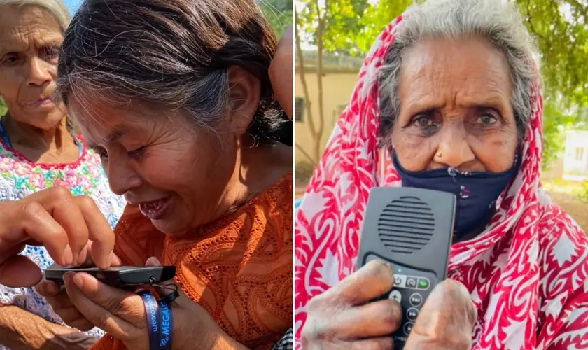 Em uma iniciativa da missão MegaVoice International, viúvas na Guatemala receberam Bíblias em áudio em suas línguas nativas. Foto: Reprodução/Instagram/MegaVoice Audio Bibles