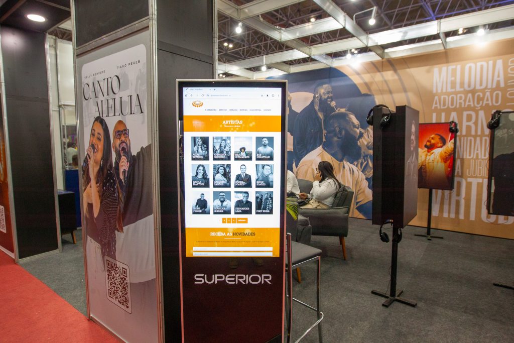 Stand da Graça Music na Expo Cristã 2024 é um dos mais visitados