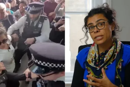 Evangelista presa injustamente em Londres por criticar o Islã é indenizada em 10 mil libras após ação judicial contra a polícia. Foto: Reprodução/YouTube/Christian Concern