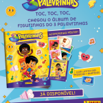 A Panini anuncia o lançamento do aguardado álbum de figurinhas do 3 Palavrinhas, o maior canal infantil cristão do YouTube. Foto: Divulgação.