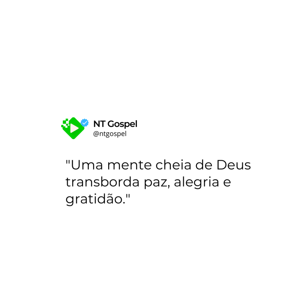 O Segredo de uma Mente Cheia de Paz e Alegria!