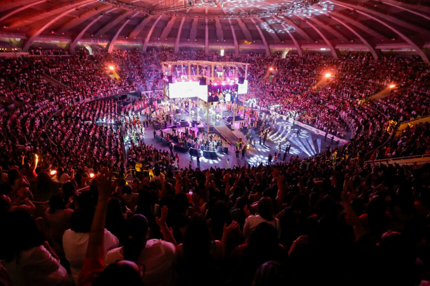 Mais de 12 mil mulheres lotaram o Maracanãzinho, no coração do Rio de Janeiro, na segunda edição da Juntas Conference. Foto: Divulgação.