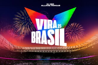 O SBT celebra o Ano Novo com a transmissão do "Vira Brasil - Music Festival", maior virada cristã do país, e do "Vira Brasil - USA". Foto: Divulgação.