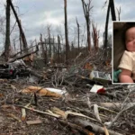 Milagre em Tennessee: bebê sobrevive a tornado e é encontrado ileso em árvore, protegido pela graça de Deus. Foto: Arquivo Pessoal.