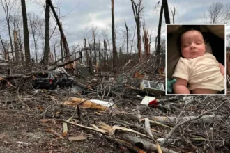 Milagre em Tennessee: bebê sobrevive a tornado e é encontrado ileso em árvore, protegido pela graça de Deus. Foto: Arquivo Pessoal.