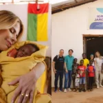 Karina Bacchi realiza missão em Guiné-Bissau, levando atendimento médico e apoio espiritual à população carente. Foto: Reprodução/Karina Bacchi.