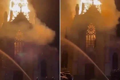 Ataques com incêndios em igrejas na França aumentaram, registrando 50 tentativas, evidenciando uma escalada de violência religiosa. Foto: Reprodução/Instagram/Franklin Ferreira