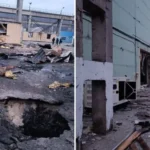 Ataque de drone russo à igreja, mata pai e sua filha de 5 anos, que estavam abrigados em uma casa para refugiados da guerra na Ucrânia. Foto: Reprodução/ Igreja Emmanui