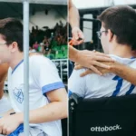Campeão de Beach Tennis ora por atleta paralímpico e reflete sobre seu propósito de levar o amor de Jesus através do esporte. Foto: Instagram/Allan de Oliveira