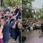 Cruzada com culto na Espanha reúne centenas em Sevilha, leva vidas a Jesus e mostra avanço do Evangelho no país. Foto: Reprodução/Instagram/Abril Morales/Facebook/Alberto Montesi