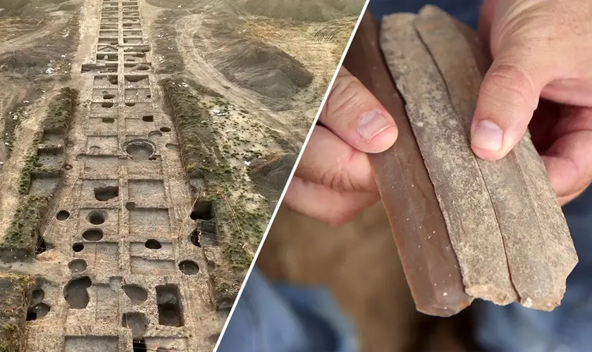 Arqueólogos em Israel encontraram uma oficina de lâminas cananeias com cerca de 5.500 anos — a primeira identificada no sul do país. Foto: Autoridade de Antiguidades de Israel