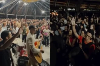 Avivamento em universidade: mais de 3 mil universitários se reúnem em culto do "Aviva Universitário" na UFPA. Foto: Reprodução/Instagram/Lucas Teodoro