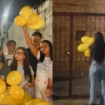 Jovens evangelizam São Paulo com balões e mensagens de fé durante a madrugada: ''Se for para ocupar as ruas à noite, que seja com fé''. Foto: Reprodução/Instagram/Somos Um
