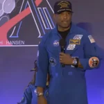 Piloto da NASA agradece a Deus após missão na Lua e emociona-se ao relatar experiência histórica durante coletiva da Artemis II. Foto: Captura de tela/Instagram/Fox News