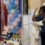 Um menino autista emocionou a internet ao comemorar seu aniversário de 10 anos com uma festa temática de Jesus, em Manaus. Foto: Reprodução/Instagram/Myrllena Elamid