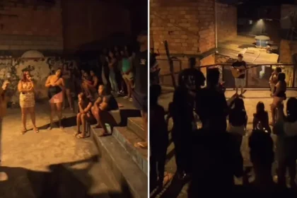 Evangelista chama atenção nas redes sociais após fazer culto em praça da comunidade Cabana do Pai Tomás, em Belo Horizonte. Foto: Reprodução/Instagram/João Basques