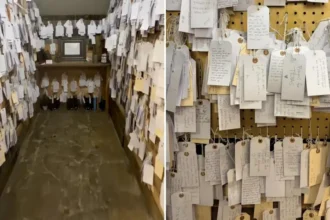 Uma loja de decoração no Alabama, nos Estados Unidos, tem chamado atenção ao oferecer um espaço de oração dentro do próprio estabelecimento. Foto: Reprodução/Instagram/Vintage 72