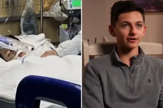 Menino sobrevive a ataque de tubarão na Flórida, passa por amputação e emociona ao dizer ter tido uma visão com Jesus durante recuperação. Foto: Reprodução/CBN News