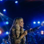 A cantora e compositora Marine Friesen apresentou ao público seu mais novo single autoral, “Meu Pastor”, lançado pela gravadora MK Music. Foto: Divulgação.