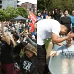 Milhares de cristãos participaram de uma grande Marcha para Jesus nas ruas de Columbus, nos EUA, promovida pelo movimento United Revival. Foto: Reprodução/Instagram/United Revival