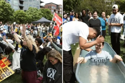 Milhares de cristãos participaram de uma grande Marcha para Jesus nas ruas de Columbus, nos EUA, promovida pelo movimento United Revival. Foto: Reprodução/Instagram/United Revival