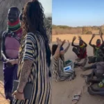 Uma missionária americana, compartilhou o momento em que apresentou o Evangelho a uma tribo na África que nunca havia ouvido falar de Jesus. Foto: Reprodução/Instagram/Angi Magoulis