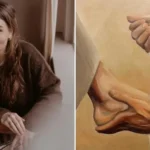 Pintora cristã viraliza nas redes sociais ao usar obras inspiradas na Bíblia para aproximar pessoas de Jesus e compartilhar o Evangelho. Foto: Reprodução/Leonie Gort