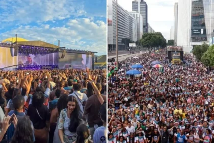 Milhares de cristãos participaram da Marcha Para Jesus 2026 no RJ, em um grande ato de fé, louvor e oração pela cidade e pelo Brasil. Foto: Reprodução/Instagram/Marcha para Jesus Rio