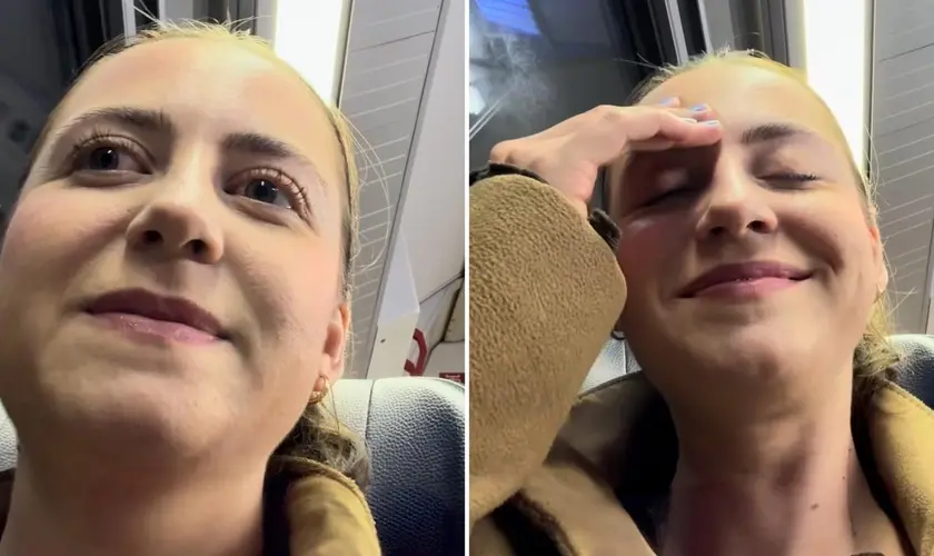 Cristã compartilhou um testemunho dentro de um trem na Alemanha, onde foi direcionada pela voz de Deus a orar por um passageiro alcoolizado. Foto: Reprodução/Instagram/Francieli