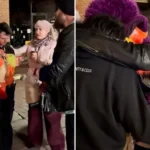 Evangelismo nas ruas leva três jovens fantasiados de animais a conhecerem Jesus após oração feita por evangelista nos Estados Unidos. Foto: Reprodução/Instagram/Philip Renner