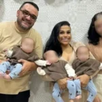 Mulher infértil testemunha nascimento de trigêmeas após anos de tentativas e relata milagre vivido pela fé após diagnóstico médico. Foto: Instagram/Juliana Alves