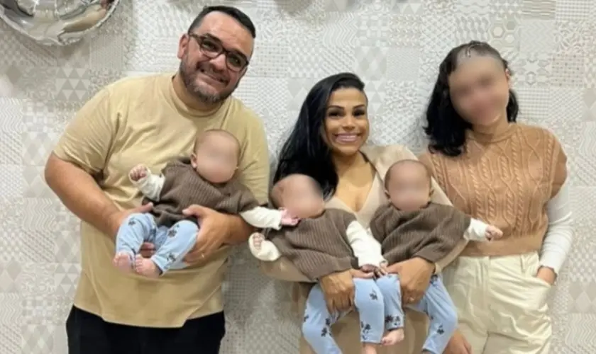 Mulher infértil testemunha nascimento de trigêmeas após anos de tentativas e relata milagre vivido pela fé após diagnóstico médico. Foto: Instagram/Juliana Alves