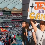 Mais de 40 mil cristãos participaram de um evangelismo em Madri, com testemunhos e um forte clamor por despertar espiritual na Espanha. Foto: Instagram/The Change