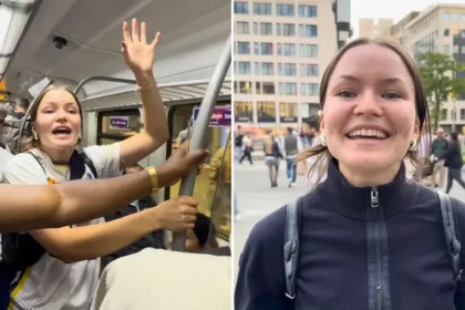 Jovem cristã compartilha experiência com Deus após pregar no metrô da Alemanha e testemunhar vidas sendo impactadas pelo Evangelho. Foto: Reprodução/Instagram/Go Revival Europe
