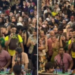 Um jovem viralizou nas redes sociais após declarar seu amor por Jesus durante uma roda de samba na Pedra do Sal, no Rio de Janeiro. Foto: Reprodução/Instagram/Rafael Lima