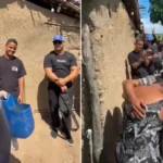 Um evangelismo no Sertão Nordestino resultou na conversão e no batismo de um casal que decidiu entregar sua vida a Jesus. Foto: Reprodução/Instagram/bruninhosilvalima