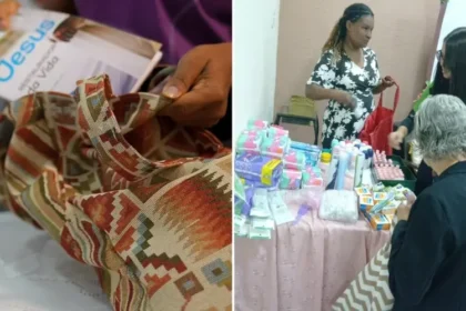 Mulheres de uma igreja no RJ evangelizaram mulheres da comunidade, unindo assistência prática e compartilhamento da mensagem. Foto: Reprodução/Notícias Adventistas/Geisa Mara/Paulo Araújo