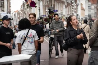Evangelismo na Holanda reuniu mais de 50 cristãos que saíram às ruas para compartilhar o Evangelho durante oito dias consecutivos. Foto: Instagram/riverministries.nl