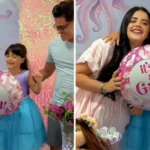 Menina de 5 anos emocionou a família ao relatar uma revelação de Deus sobre a chegada de sua irmã antes mesmo da mãe descobrir a gravidez. Foto: Reprodução/Instagram/Mari Bueno