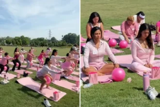 Duas cristãs utilizaram uma aula de pilates ao ar livre como ferramenta de evangelismo para mulheres de Jesus nos Estados Unidos. Foto: Reprodução/Instagram/Cindy Alvarez