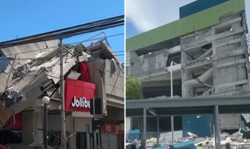Missionários e igrejas ampliam ações humanitárias após o terremoto nas Filipinas, que deixou mortos, feridos e milhares de pessoas afetadas. Foto: Reprodução/YouTube/CNN Brasil