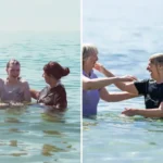 Mais de 130 pessoas foram batizadas por igrejas na Inglaterra durante celebrações em praia na cidade de Bournemouth. Foto: BCP Church Collective