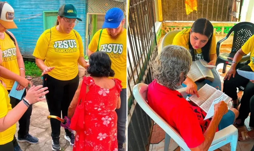 Evangelismo em Marajó alcança centenas de pessoas, com decisões por Cristo durante ação missionária no Pará. Foto: Reprodução/Instagram/Junta de Missões Nacionais