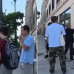 Um pastor e um grupo de evangelistas foram agredidos enquanto realizavam um evangelismo nos Estados Unidos. Foto: Reprodução/Instagram/Reformation Chicago